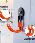 Beefy Magnetic Hooks For Metal Surfaces With Anti Slip Coating Perfect For Heavy Duty Garage Organization Hooks Cabinets Pegboards