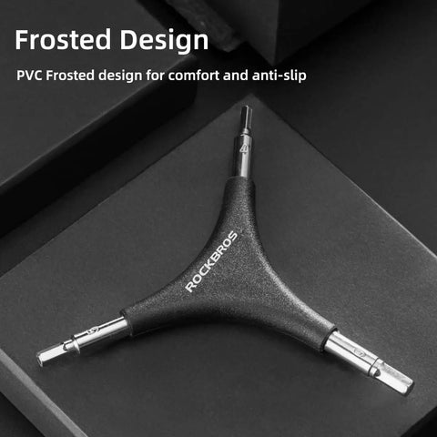 3 In 1 Allen Wrench Set Built Tough For DIY Projects And Bike Repair, Includes 4mm 5mm 6mm Hex Keys, Chrome Plated Steel With PVC Handle