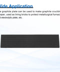 Rectangle Graphite Block Ingot Plates 100x30x2mm High Purity Electrodes For Melting Casting And Electrolysis Heavy Duty Graphite Sheets