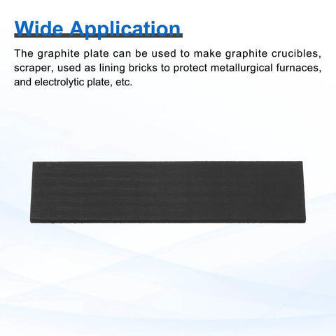 Rectangle Graphite Block Ingot Plates 100x30x2mm High Purity Electrodes For Melting Casting And Electrolysis Heavy Duty Graphite Sheets