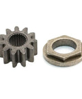 Close-up view of Steering Shaft Pinion Gear and Bushing Kit for MTD Lawn Tractors 717 1554 and 941 0656A.