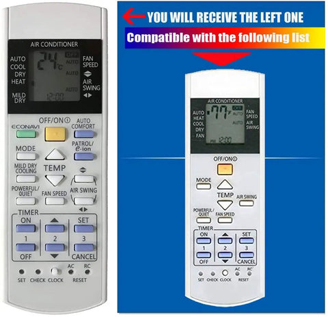Universal Replacement Air Conditioner Remote Control With Fahrenheit And Celsius Digital Display Smooth Operation For Rapid Home Setup Killer Value Durable Build Sweet Climate Control Experience