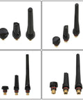 90 Piece TIG Welding Torch Repair Kit With Stubby Gas Lens And Alumina Nozzles Glass Cups For WP17 WP18 WP26 torch parts