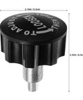 Upgrade Your Ride With These Killer Pull Pin Spring Knobs For Exercise Bikes And Cycling Machines featuring a black 2.16in ABS plastic knob.