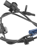 Premium Grade Front Left And Right Abs Speed Sensors For Honda Crv 2014 Through 2016 2.4L Motor wiring harness close-up view.