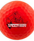 Vivid Marvel Golf Ball Gift Set Five Pack With Officially Licensed Captain America Hulk Iron Man Thor Spider Man Designs