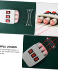 Three Piece Physics Experiment Set With Ray Box Optics Lab Light Source For Refraction And Linear Light Experiments Kit showing ray box with red switches and light paths.
