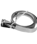 Close-up of adjustable strap from Pole Mounting Kit With Adjustable Straps And Hardware For Traffic Signs, Security Cameras, And Solar Lights.