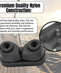 Rugged Nylon Sailing Cam Cleat 130 For Line Size 0.125 To 0.375 Inch 3 To 10 mm Marine Rigging Cleat Built For Sailboats