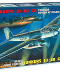 1 To 72 Scale Junkers JU 88 G6 Bomber Model Kit With Decals And Detailed Instruction Guide For WWII Luftwaffe Fans Box