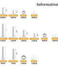 Heavy Duty 351 Piece Stainless Steel Screw Assortment Kit with various sizes of screws, nuts, and washers for repairs.
