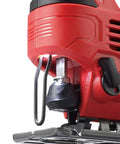 Close-up of Snag This 20V Cordless Jigsaw With Battery And Fast Charger showing orbital depth control and LED light.