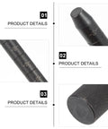 Close-up view of the Pro Steel Transmission Oil Pan's black knurled grip handle and markings for easy fluid level checking.