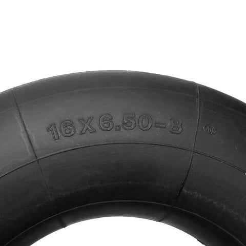 Close-up of Heavy Duty Inner Tubes For 16x6.50-8 And 16x7.50-8 With Straight Valve Stem, visible size marking