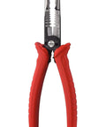 All In One Wire Service Tool With Gripper Crimper Stripper Cutter Extractor And Electrician Pliers 8.5 Inch Durable Steel Beast Multi Tool