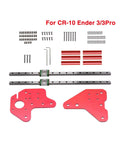 Dual Z Axis Linear Rail Kit With Back Plate For Ender 3 And CR10 Series 3D Printers MGN12C Upgrade with hardware and brackets