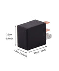 Heavy Duty 12V 30A SPDT 5 Pin Relay Kit Pack of 2 with size dimensions for automotive electrical projects and marine power systems