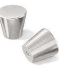 Killer Slick Brushed Nickel Cabinet Knobs and Dresser Knobs for Kitchen Bathroom Bedroom Drawer Hardware Replacement 15 Pack smooth metallic knobs