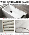 Image showing Heavy Duty Epoxy Putty 200g Two Component AB Kit used for repairing bathtub cracks, pipe leaks, and ceramic tile breaks.