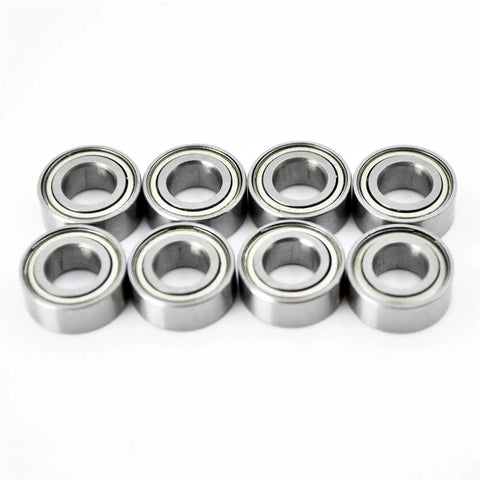 Sealed Ball Bearings Kit For One Tenth RC Cars Upgrade With Deep Groove Precision Bearings Fits TT02 TT-02D Models Sixteen Pieces High Quality Low Friction, eight sealed metal bearings