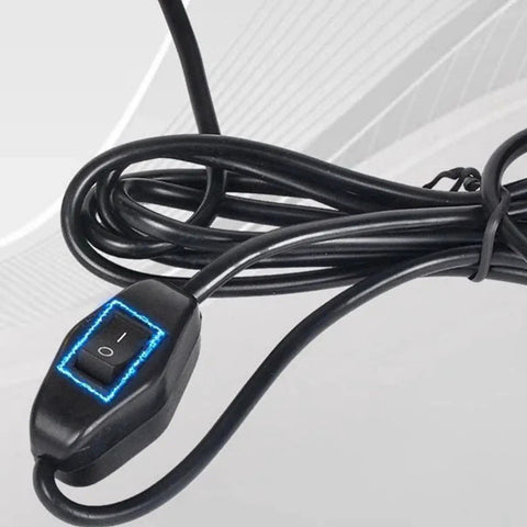 Handy Cordless Oil Transfer Pump With Battery Powered Design For Easy Liquid Flow Control, switch and cord detail.