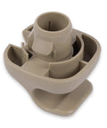 Beige Sun Visor Hook Clip Bracket Hanger For Honda Accord Civic CR-V Odyssey Pilot Ridgeline, rugged ABS plastic