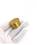 Gold Watch Movement Holder Tool For NH35 7750 3135 Repair Fits Hands, Precision Aluminum Alloy, held in gloved hand