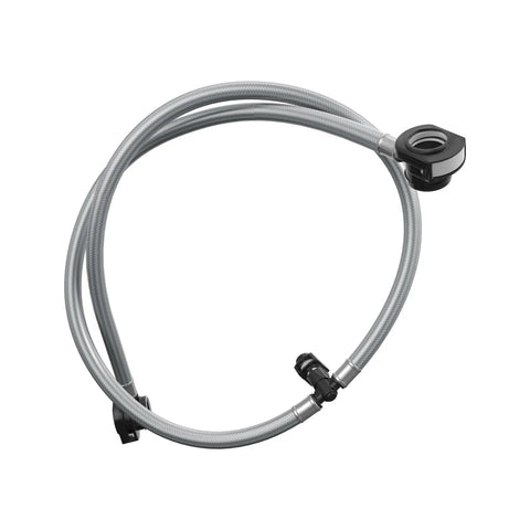 Widespread Bathroom Sink Faucet Replacement Hose Kit With Duralock Quick Connect Adapters on white background