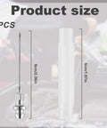 Grease Gun Needle Tips 3 Pack Steel Pro Grade Portable And Detachable Bearing Nozzle dimensions for automotive maintenance.