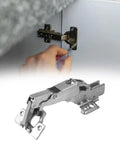 Hydraulic Corner Cabinet Hinge With Soft Close And 165 Degree Opening Easy No Drill Install for frameless inset cabinets