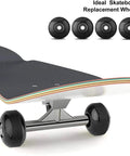 4 Pack 52mm Skateboard Wheels With Bearings 95A Hardness Durable Street Trick Wheels for street skating on skateboard