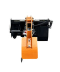 Front view of Field Trencher Skid Steer Attachment For Farms And Landscapes With 48 Inch Trench Depth And 8 Inch Cutting Width 15 To 25 GPM