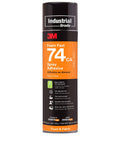 Foam And Fabric Spray Adhesive With Low VOC Under 25 Percent, High Tack And Quick Grab For Foam And Fabric, Open Time For Precise Positioning, Orange 74 CA Formula, 19 Oz Net Weight, 3M can