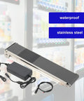Stainless Steel Desktop Conveyor Belt System For Small Assembly Lines 460Mm X 85Mm 3.5 To 5 Kg Load Copper Motor 110V 220V