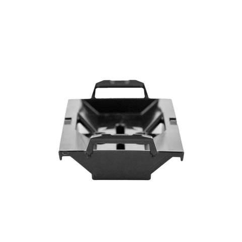 Front view of TracPak Quick Release Mounting Base for Track Mount Storage Boxes, Includes T Bolt and Surface Mount Hardware