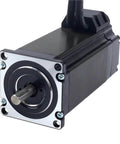 Front view of 3 Nm Closed Loop Servo Motor With Encoder for CNC projects, includes CL57Y driver and power supply for precise milling and laser cutting.