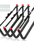 Big Time Heavy Duty 4 Pack Kayak Storage Racks Wall Mount Hangers steel mounts with straps for secure indoor storage.