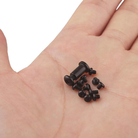 Titanium Alloy Torx Screw And Pivot Set For 535 Bugout Knife, 13-Piece Kit With Pivot Nut, T10 And T6 Torx Screws, black finish
