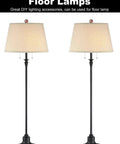 Floor lamps with Dope Crystal Ball Lamp Finials With Bronze Finish Base, Tawny Glass, 2 Inch Tall on top of lamp shades