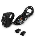 Ride Ready All In One 3 In 1 Motorcycle Handlebar Control Switch With Headlight Turn Signal And Horn Mount On 22mm Seven Eighth Inch Handlebars