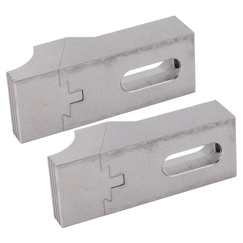 Heavy Duty Low Profile Side Clamp Vise Made From Strong Steel S136h With 60Kilonewton Max Force And M6 Threads for securing in tight spaces.