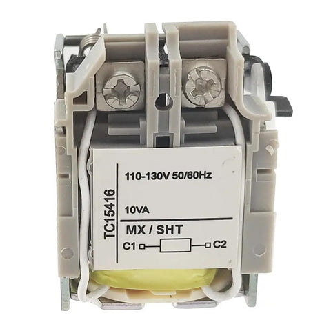 Shunt Trip Accessory for Circuit Breaker 110 to 130 VAC Module for Industrial Panels Delivers Immediate Trip Logic, Reliable Fault Protection