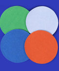 20 Pcs Premium Self Adhesive Sanding Discs With Flocking Back For Automotive Deburrs And Blending Hook Loop Circular Pads For Polishing Grit 3K To 10K Abrasive Paper Tool in multi-color round shapes.