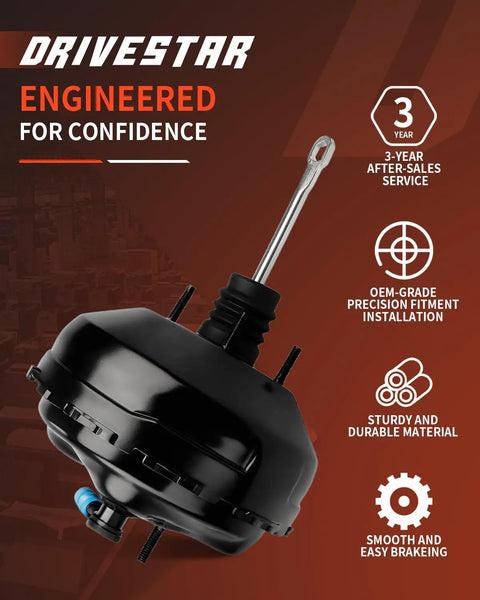 High Performance Direct Fit Power Brake Booster For Chevrolet And GMC C1500 K1500 Trucks showing detailed design and installation features.