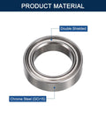6700ZZ deep groove ball bearing, 10x15x4 mm, double shielded chrome steel (GCr15)