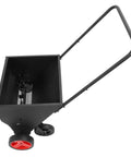Four Wheel Spreader And Garden Cart For Lawn Fertilizer Grass Seed And Compost Topdresser Push Cart With Handle and Wide Wheelbase