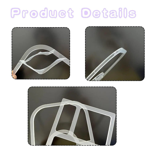 Close-up of Professional Two Piece Valet Tray Router Templates showing clear acrylic material details for woodworking.