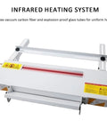 Heavy Duty Portable Acrylic Heat Bending Machine For Plastic Sheet Shaping With Adjustable Angle And Precise Temperature Setup Includes Steel Ruler And Cooling Pump Handles Materials Like A Champ For Fast Diy Projects, infrared heating system.