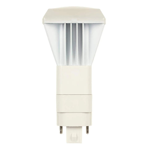 9 Watt LED Light Bulb 4000K Dimmable Direct Install For 4 Pin G24Q GX24Q Base, Vertical Mount, Energy Saver, Replaces 13W to 42W CFL PL Bulbs, 50,000 Hour Life, White, 6 Pack