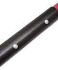 Close-up of the Square Point Shovel Tough As Nails With 14 Gauge Heavy Duty Steel Blade And Long Fiberglass Handle For Snow Removal